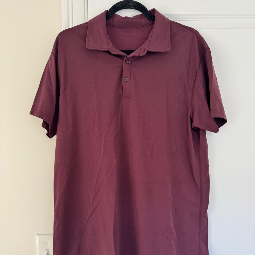 Men's Burgundy Polo Shirt